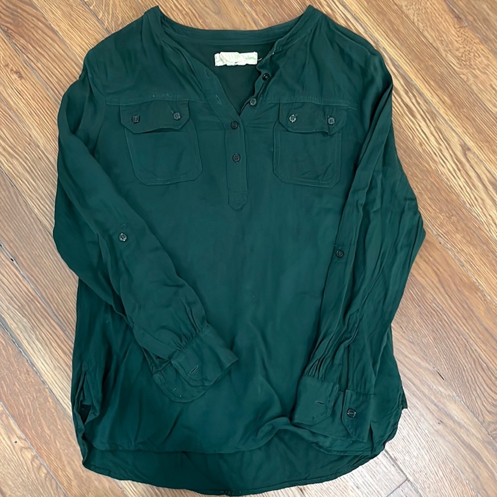 Green Staring at Stars Tunic